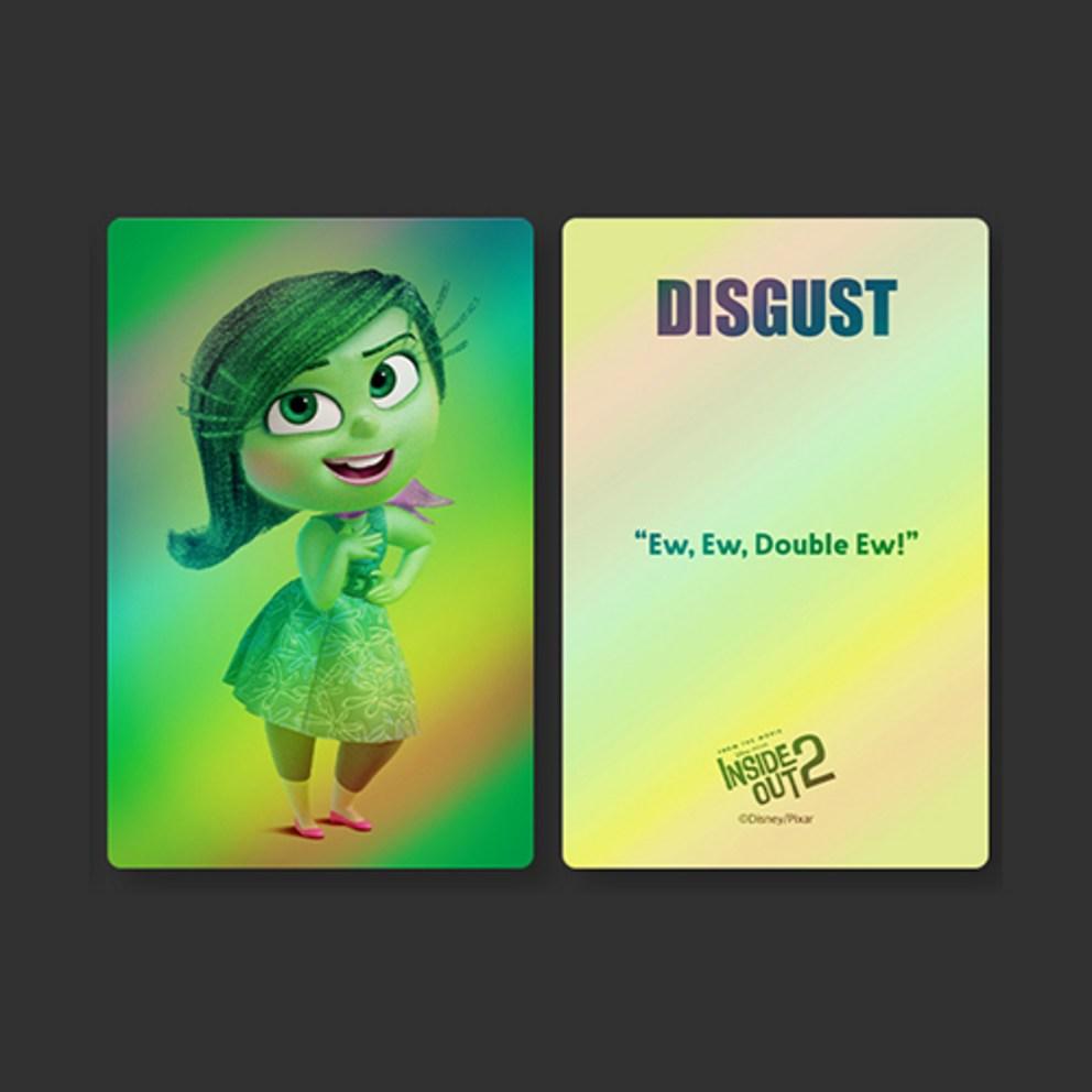 Disney Inside Out 2 Conjunto de Photocard Holográfico de 9