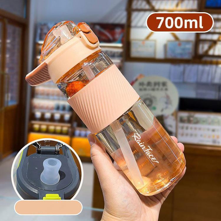 

Large Capacity Sports Water Bottle Leakproof Plastic Water Cup Outdoor Travel Cycling Hiking Camping Gym Drinkware 700-800ml