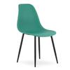 WAT Chair Green / Black Legs X 3