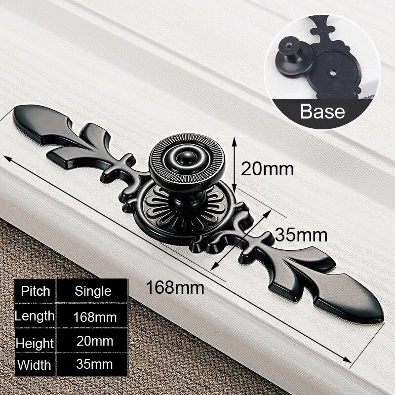 PQB Black Handles for Furniture Cabinet Knobs and Handles Kitchen Handles Drawer Knobs Cabinet Pulls Cupboard Handles Knobs