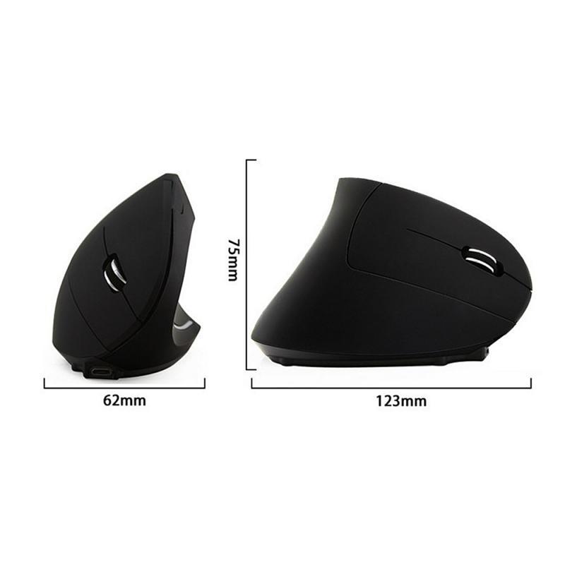 

Бездротова вертикальна ігрова миша Оптичні ергономічні миші 1600Dpi Gamer Mouse