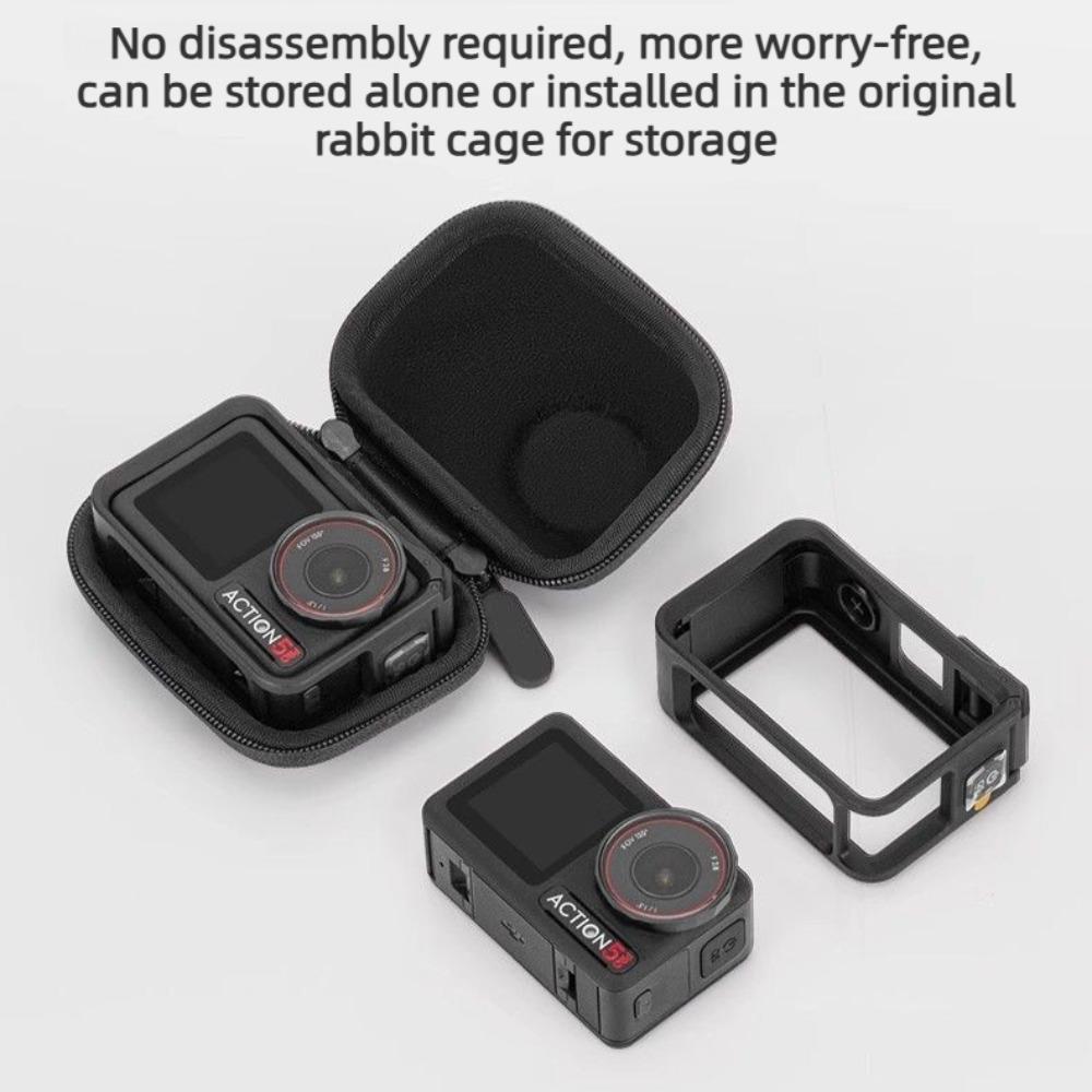 Body Bag For DJI Action 5Pro 4 3 Mini Color PU Storage Case Portable Bag Travel Carrying Box For DJI Osmo Action Camera