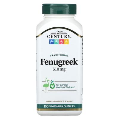 Sentry Traditional Fenugreek 610mg, 100 Vegetarian Capsules