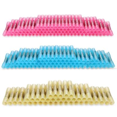 330pcs 22-10AWG Heat Shrink Butt Wire Splice Connectors Seal Crimp Terminals