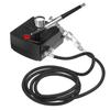 25psi 10L/min Mini Precision Dual-Action Airbrush Spray Guns And Air Compressor Suit Black / White
