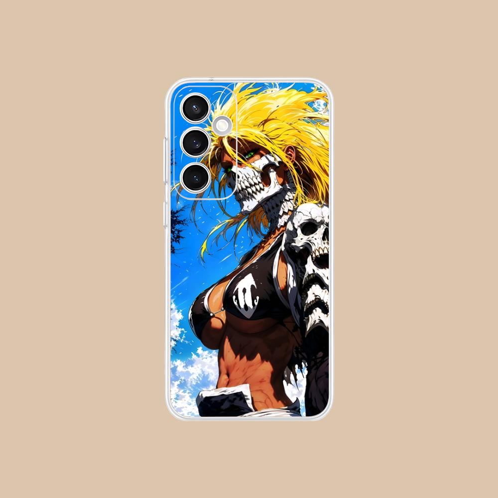 Bleach Tier Harribel Cell Phone Case for Samsung Galaxy S25 S24 S23 S22 S21Plus FE Ultra Clear Colorful Cover Pretty Cover