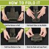 1pc Tactical Foldable Waist Bag Dump Pouch Outdoor Sports Camping Hiking Storage Bag Mini Mesh Bag EDC Utility Hunting Bag