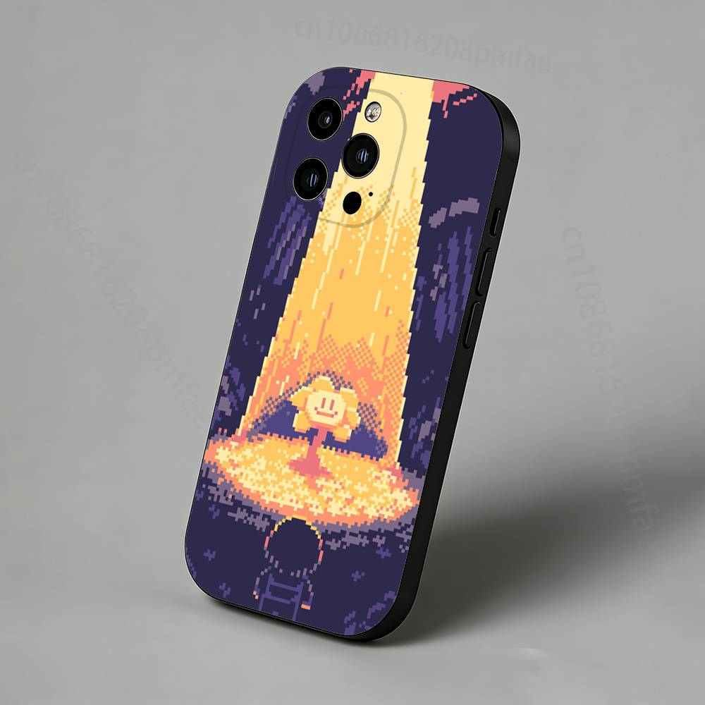 Game U-Undertale-es iPhone Case For 17,16,15,14,13,12,11 Pro,Max,Plus,X,XS,XR,SE,Mini Back Protector Cover