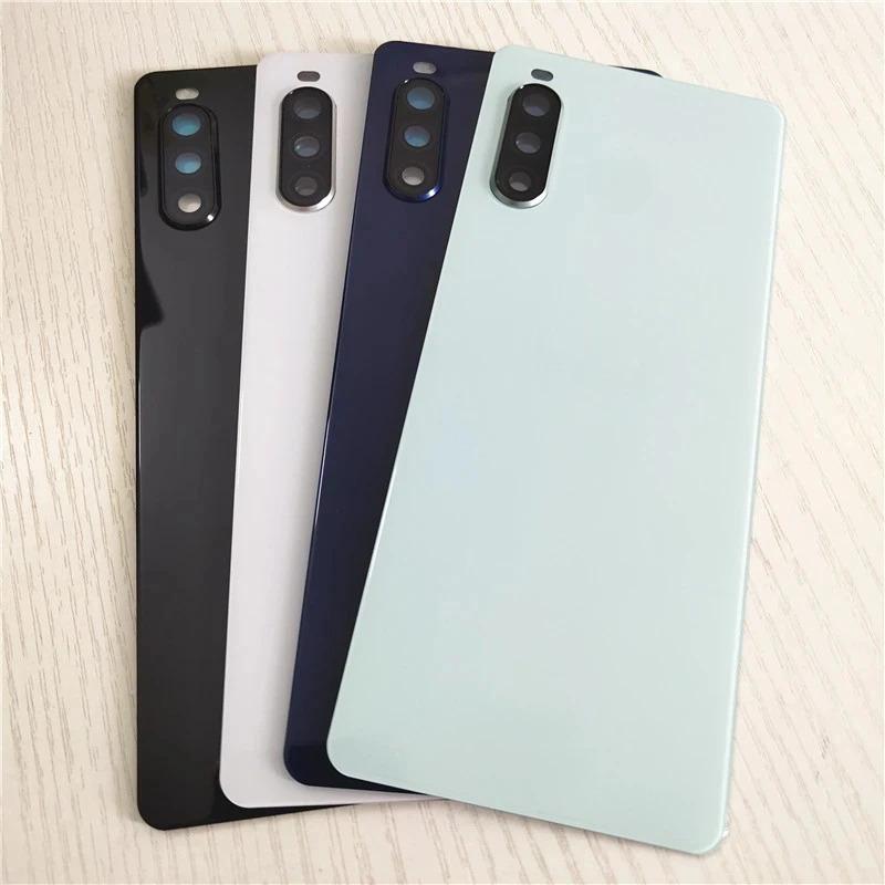 Glass Back Cover For Sony Xperia 10 II Back Housing Cover Rear Repair Parts With Adhesive