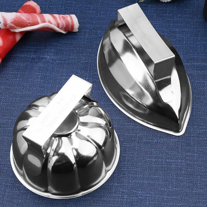 1PCS Stainless Steel Lava Egg Rice Mold Sandwich Papaya Pumpkin Rice Ball Mold with Handle