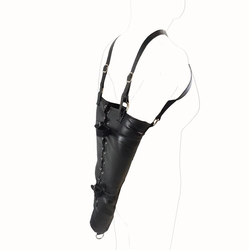 Single-Hand Reverse Glove Restraint for BDSM Training