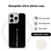 Etui na telefon inspirowane podróżami z wzorem samolotów do iPhone 16 15 14 13 12 11 Pro Max Skóra owcza Srebrna krawędź Ochronne etui