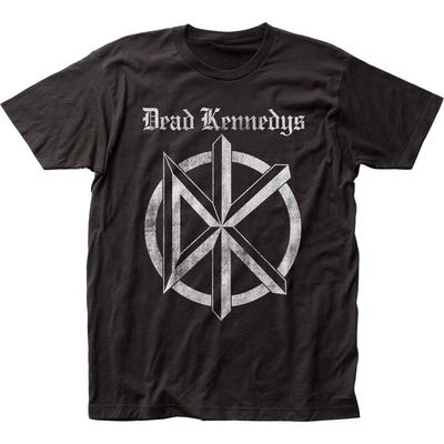 Dead Kennedys Φθαρμένο Λογότυπο Παλαιάς Αγγλικής Ανδρικό Μπλουζάκι Ροκ Μουσική Μπάντα Μπλουζάκι Μαύρο