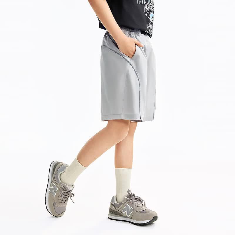 Annil Jungen Gewebte Sportshorts