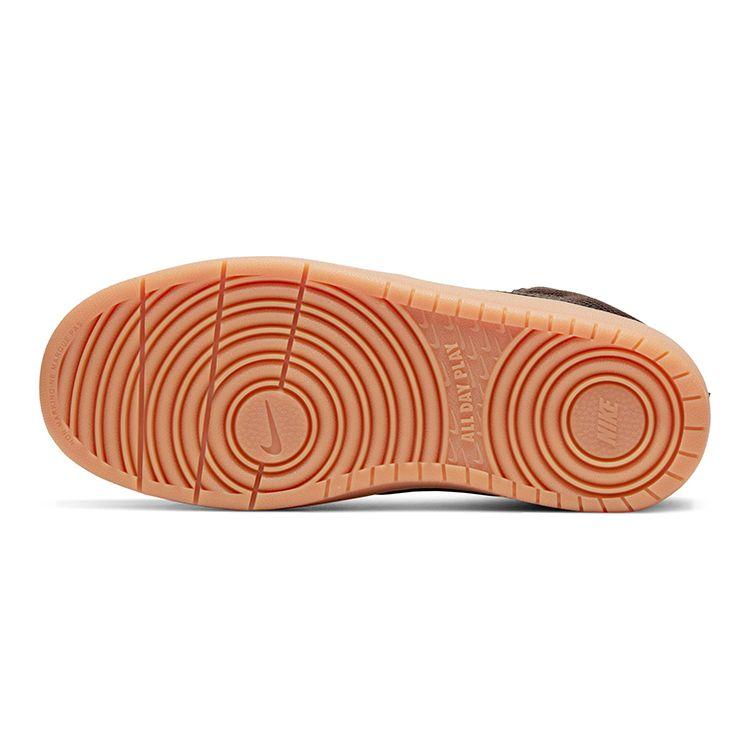 Nike Court Borough Mid 2 Boot GS Barock Braun Gum Kinder Sneakers Schwarz BQ5440-200