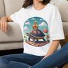 Crowned Turtle T-Shirt | Royal Turtle Animal Tee- Gift for Her Mom Grandma Family Friend Sister Crew