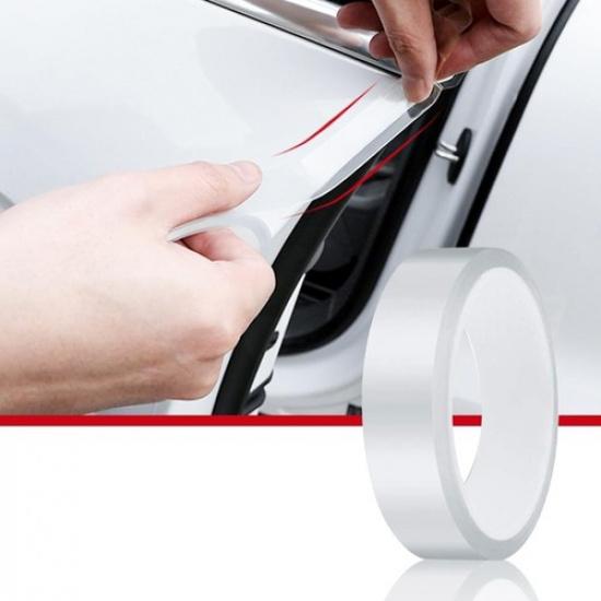 Universal Door Edge Protector, Clear Sill Guard Film with Anti-Collision Prot