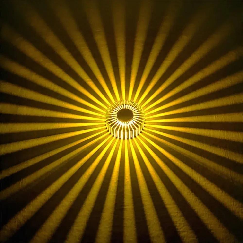 LED Ceiling Lights Sun Shone Brightly Wall Sconce 3w Colorful Lamps For Living Room Corridor Aisle Restaurant Front Porch Deco
