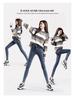 Women's High-Waisted Slim Pencil Jeans - Elastic, Versatile, Korean Style for Spring & Autumn