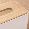 Modern Simple Tissue Box Home Daily Drawing Box Bamboo Plastic Durable Tissue Holder Restaurant Commercial