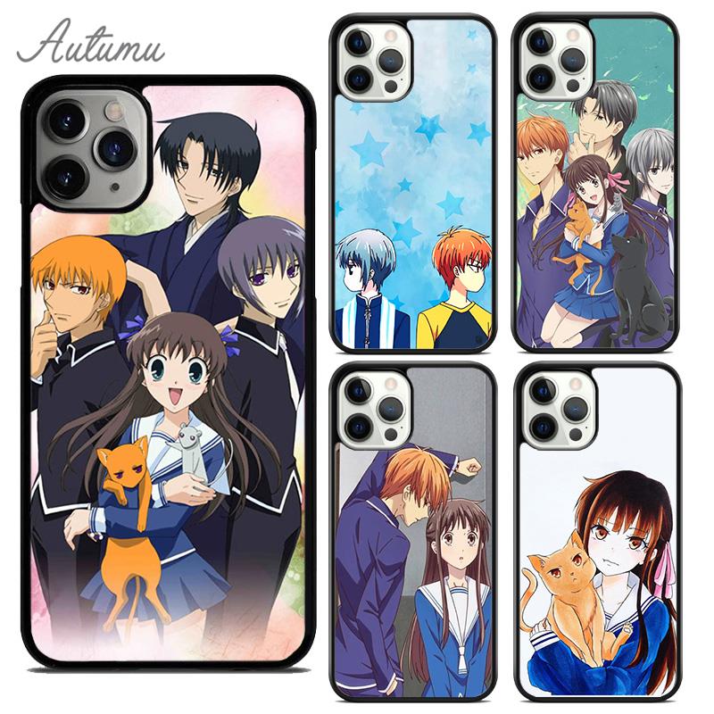 

Аніме чохол для телефону Fruits Basket для iPhone 11 12 13 14 Pro Max mini X XR XS SE 2020 6S 7 8 Plus Samsung Galaxy S21 S22 shell iPhone 6plus