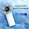 Portable Handheld Mini Fan USB Rechargeable Silent Turbo Cooling Fan for Worship Travel Adjustable Speed School Desk Fan