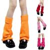 Thermal Flared Leg Warmer Acrylic Knit Winter Leg Sleeves Comfortable Accessory For Adults Kids