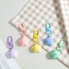Colorful pentagram star pendant cartoon bag metal keychain jewelry pendant