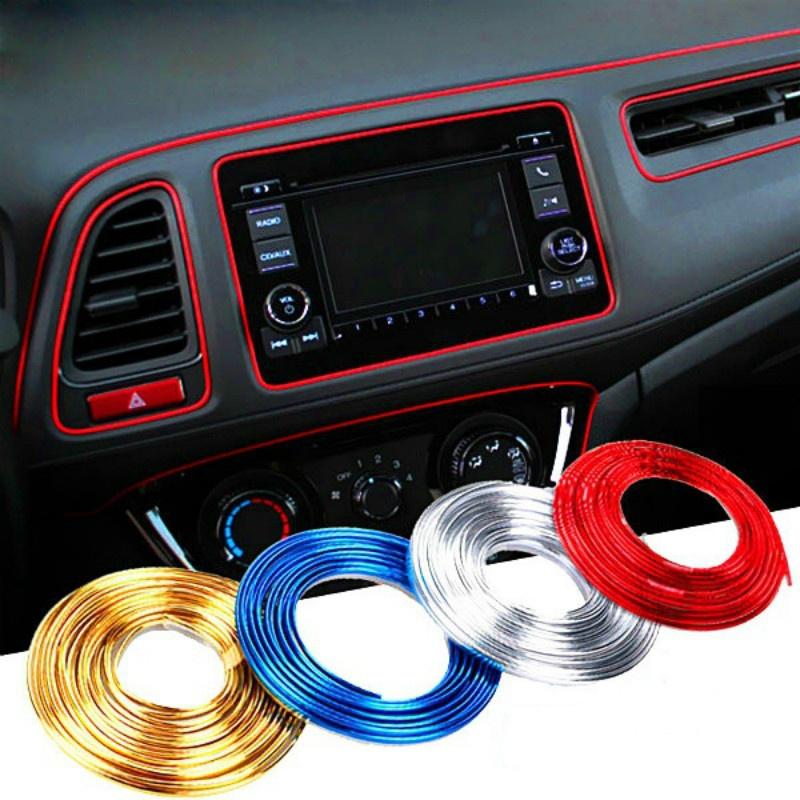 

3 м клейкие ленты для внутренней отделки автомобиля, молдинг дверной линии, вентиляционная панель серебряный