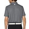 FootJoy Men's Black Geometric Print Short Sleeve Wide Collar Golf Shirt, Size M (FJ-S25-S12, 34527-M)