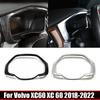 For Volvo XC60 XC 60 2018- Interior Accessories Kit ABS Carbon Fiber Dashboard Trument Screen Decoration Cover Trim