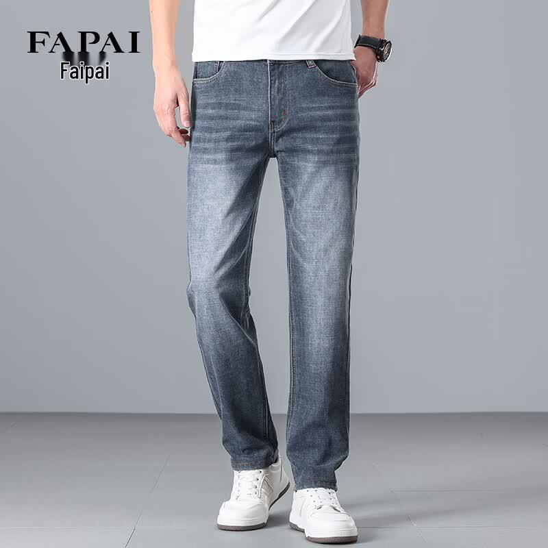 FAPAI Men s Straight-Leg Relaxed Jeans 36