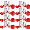 Retroescavadeira Hidráulica Engate Rápido 1/2\" Corpo Acoplador Hidráulico 1/2\" NPT Engate Hidráulico Rápido 8 Pares Acoplador Hidráulico Rápido 27,6 MPa