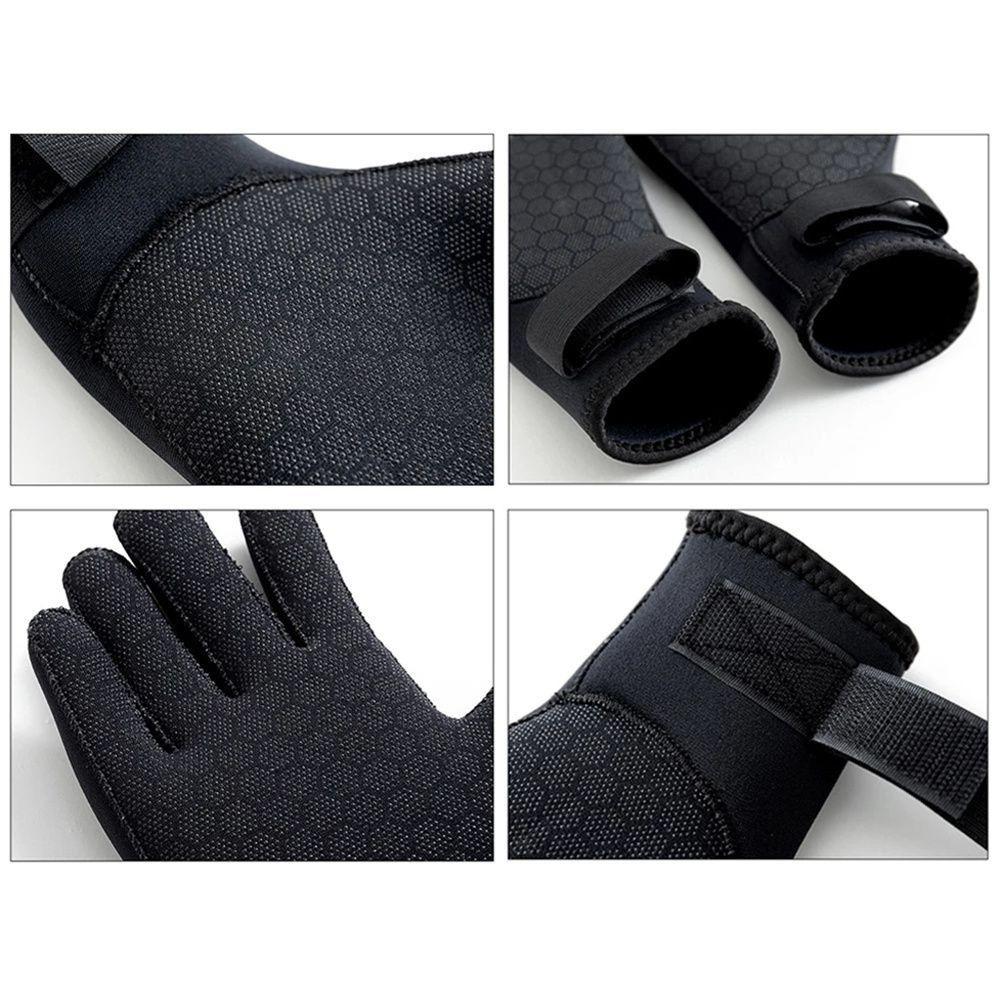 Cut Resistant Scuba Diving Gloves Anti Slip Wetsuit Gloves  for Spearfishing Swimming Rafting