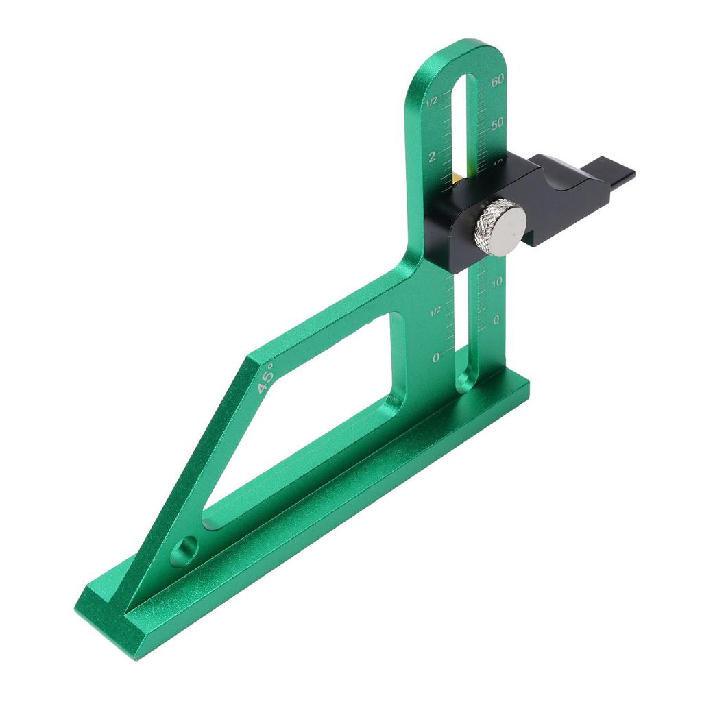 Woodworking Height Gauge 060mm Range Aluminum Alloy Table Saw Height Measurement Tool