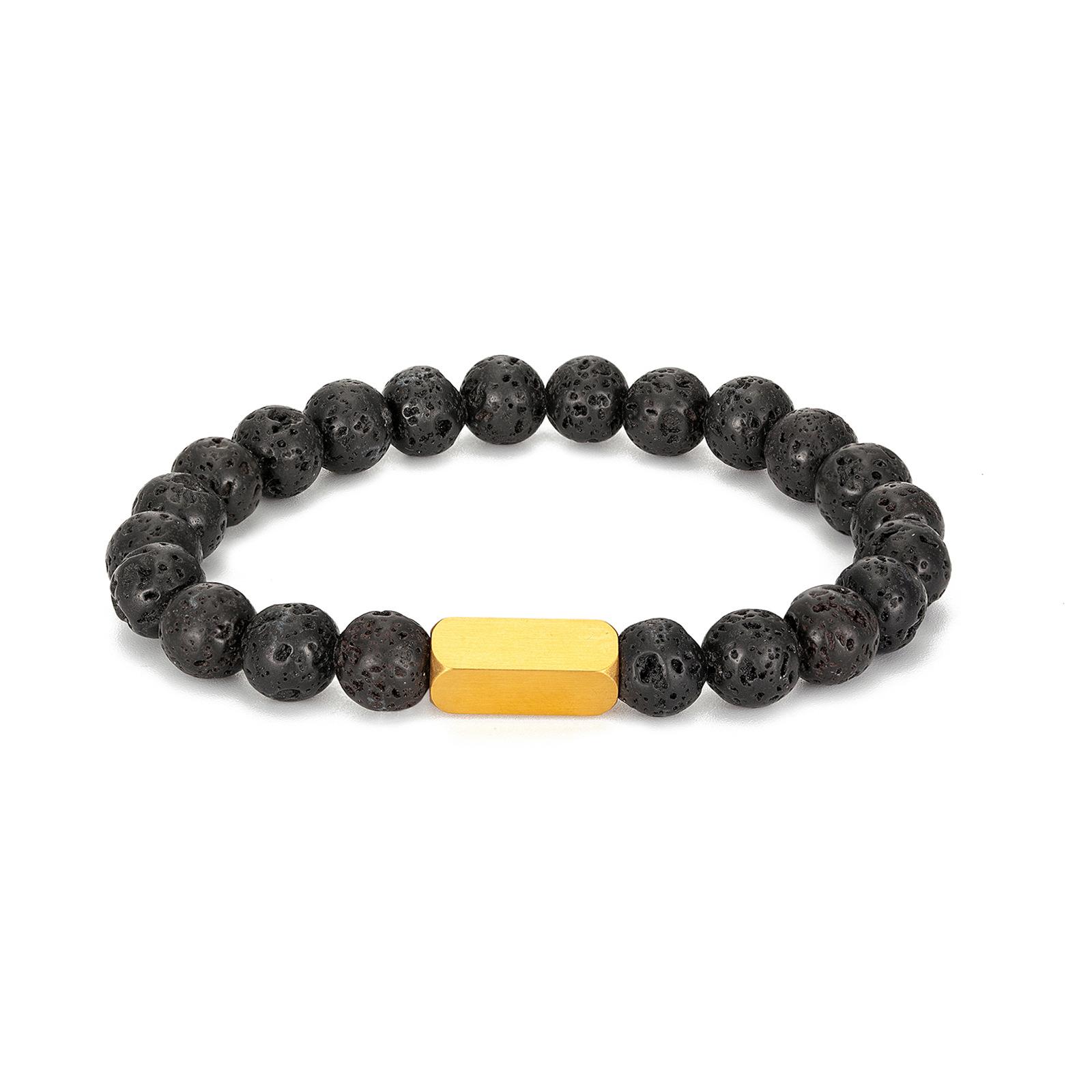Volcano Stone Yoga Bracelet DIY Supply Men s Agate Buddha Bead Bracelet Factory