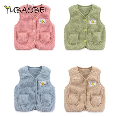 Girls Boys Vests Children Autumn and Winter Jacket Warm Baby Sleeveless Outwear Fleece Vest Coats for Infants Clothing