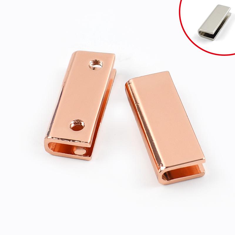 5Pcs 19/25/32/39/52mm Metal Buckles Corner Edges Protector Buckle with Screws Strap Cover Tail Clips Clasp Webbing End Stopper