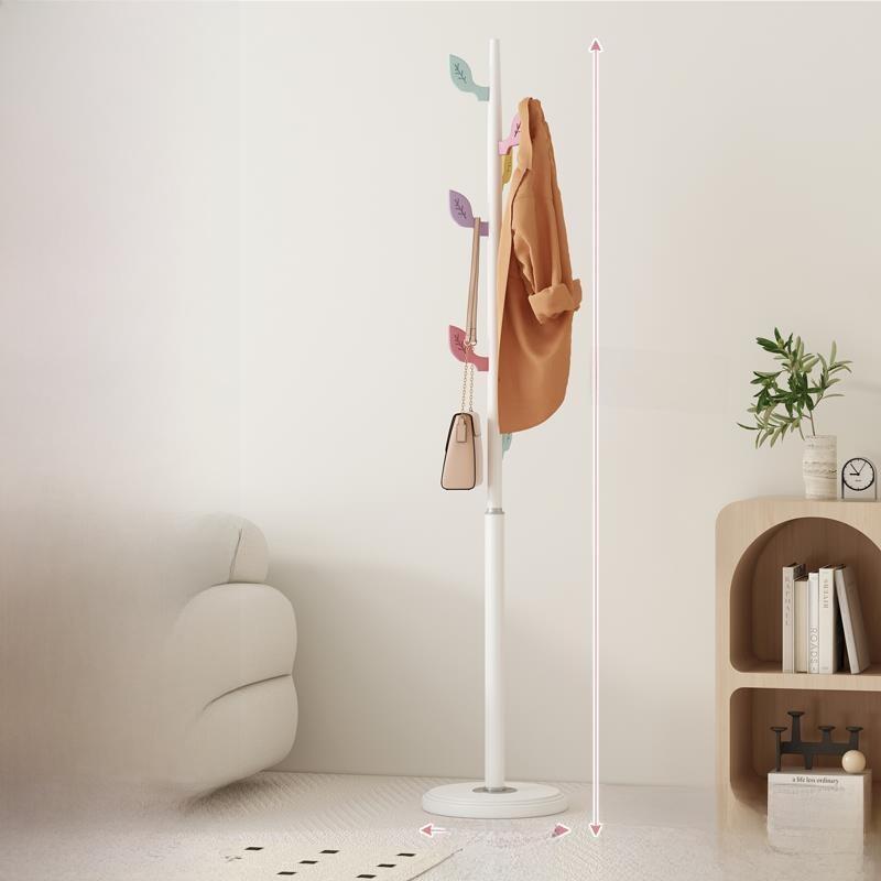 Creative Floor-Mounted Luxury Renting Living Room Mushroom Shaped Clothes Hanger Multi-Purpose Durable Wooden Hanger