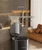 Large Capacity Metal Trash Can with Sealed Lid & Foot Pedal for Home
