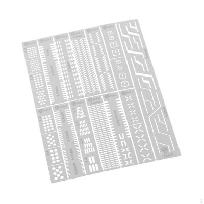 Tool,Carving Auxiliary Ruler,Stainless Steel Drill Hole Detail Maker Scribe Line