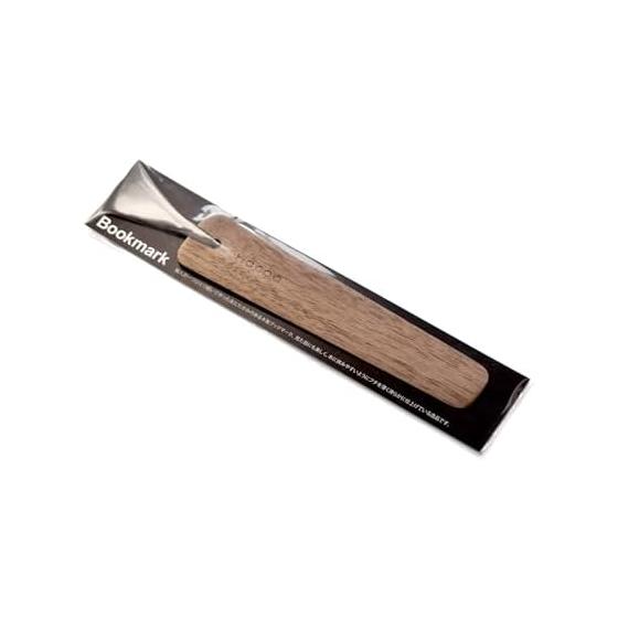 Hacoa Bookmark - Natural Wood, Beautiful Design, Black Persimmon Wood