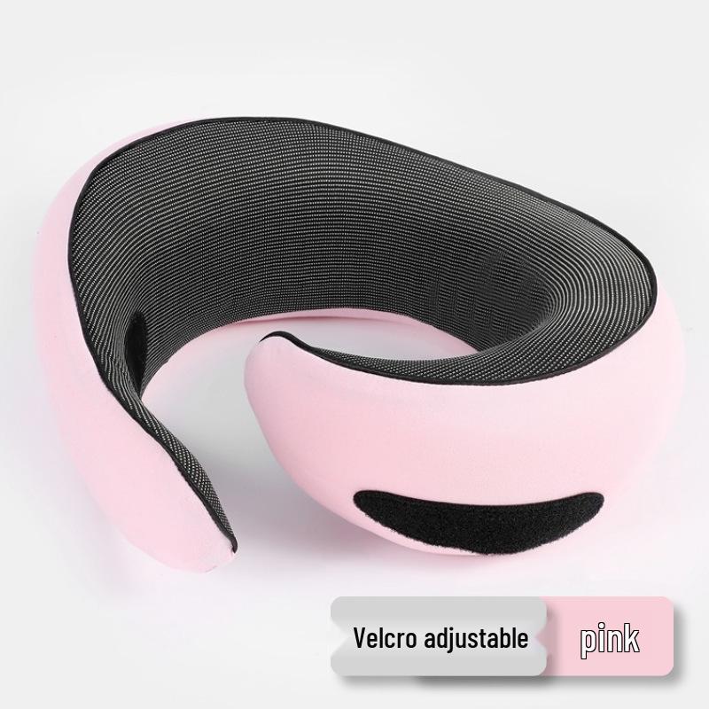 Memory Foam Travel Neck Pillow - Foldable U-Shaped Cushion for Office & Travel U-shaped pillow