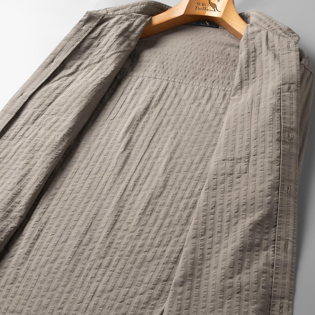 [100% Cotton Foam and Foam Yarn Craft] Autumn Comfortable Shirt Men's Casual Coat