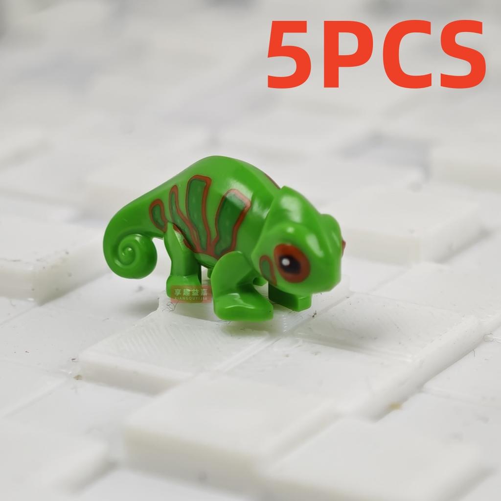 MOC City Animal Building Block Figures Eagle Owl Panda Parrot Seagull Penguin Zoo Fram Horse Pig Accessories Bricks Toy Gift