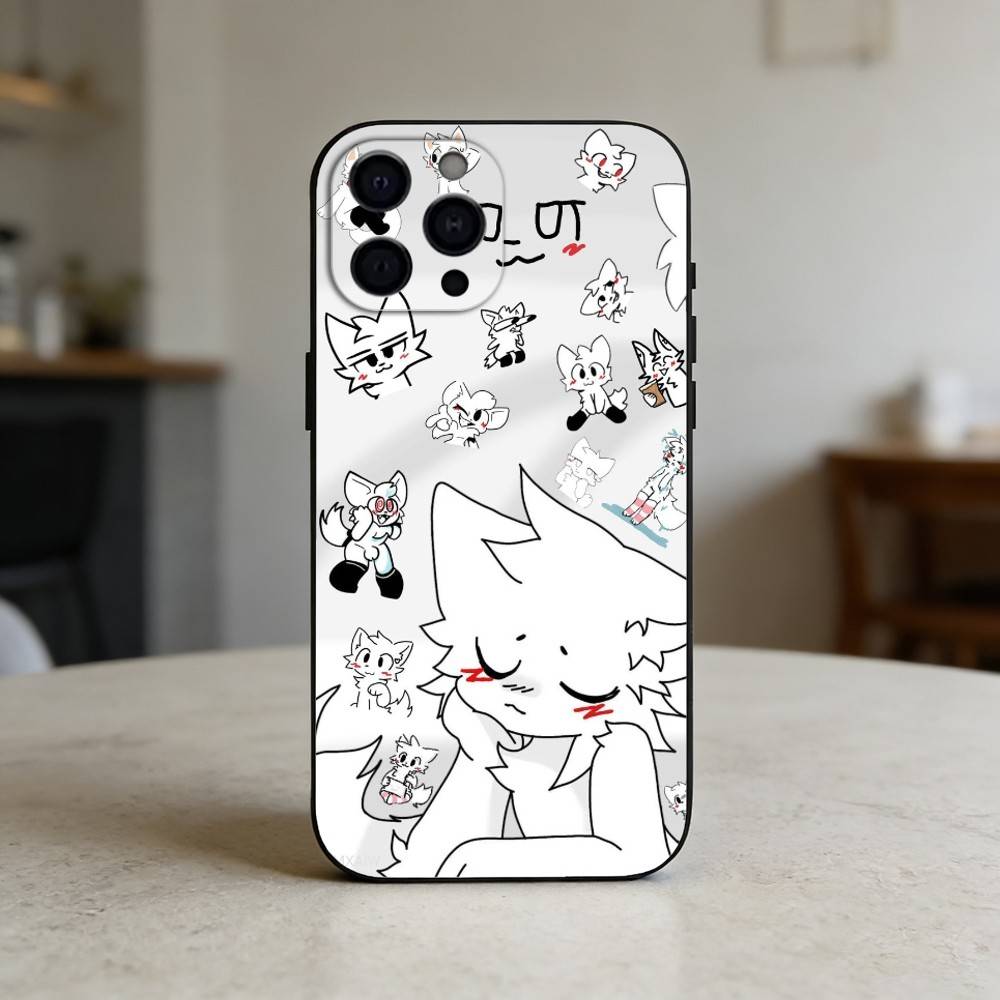 Boykisser Wallpaper Phone Case For iPhone 17,16,15,14,13,12,11 Plus,Pro Max,SE4Soft Silicone Black Cover