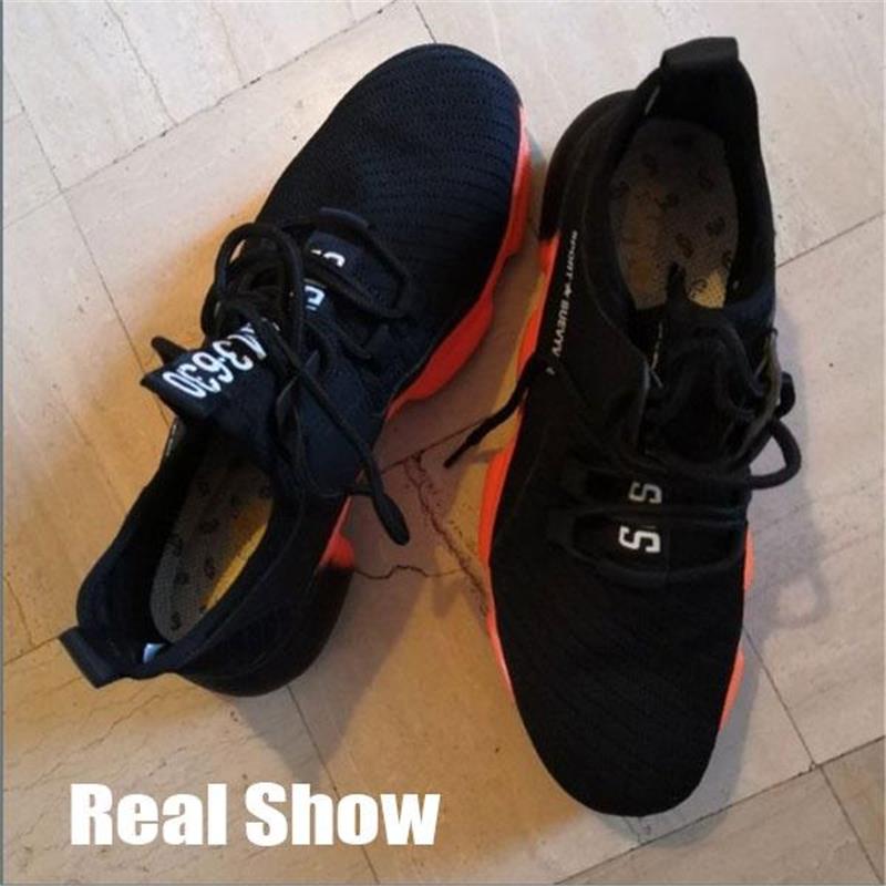 Men Safety Shoes Women Work Shoes Men's Anti-smashing Anti-piercing Safety Shoes Steel Toe Protective Shoes