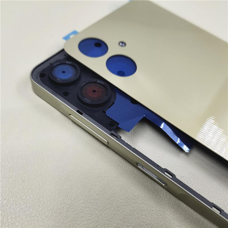 + Volledige Behuizing Voor Samsung Galaxy A06 Middenframe + Batterijdeksel Achterkant Achterste Behuizingshoes Met Camera Lens