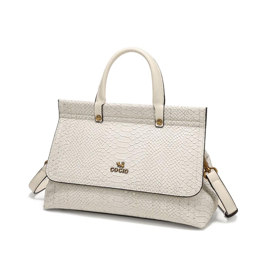 Women's Handbag Snake Skin Pattern Fashionable Commuting Bag Spring and Summer New Item High-end Texture Versatile Handbag