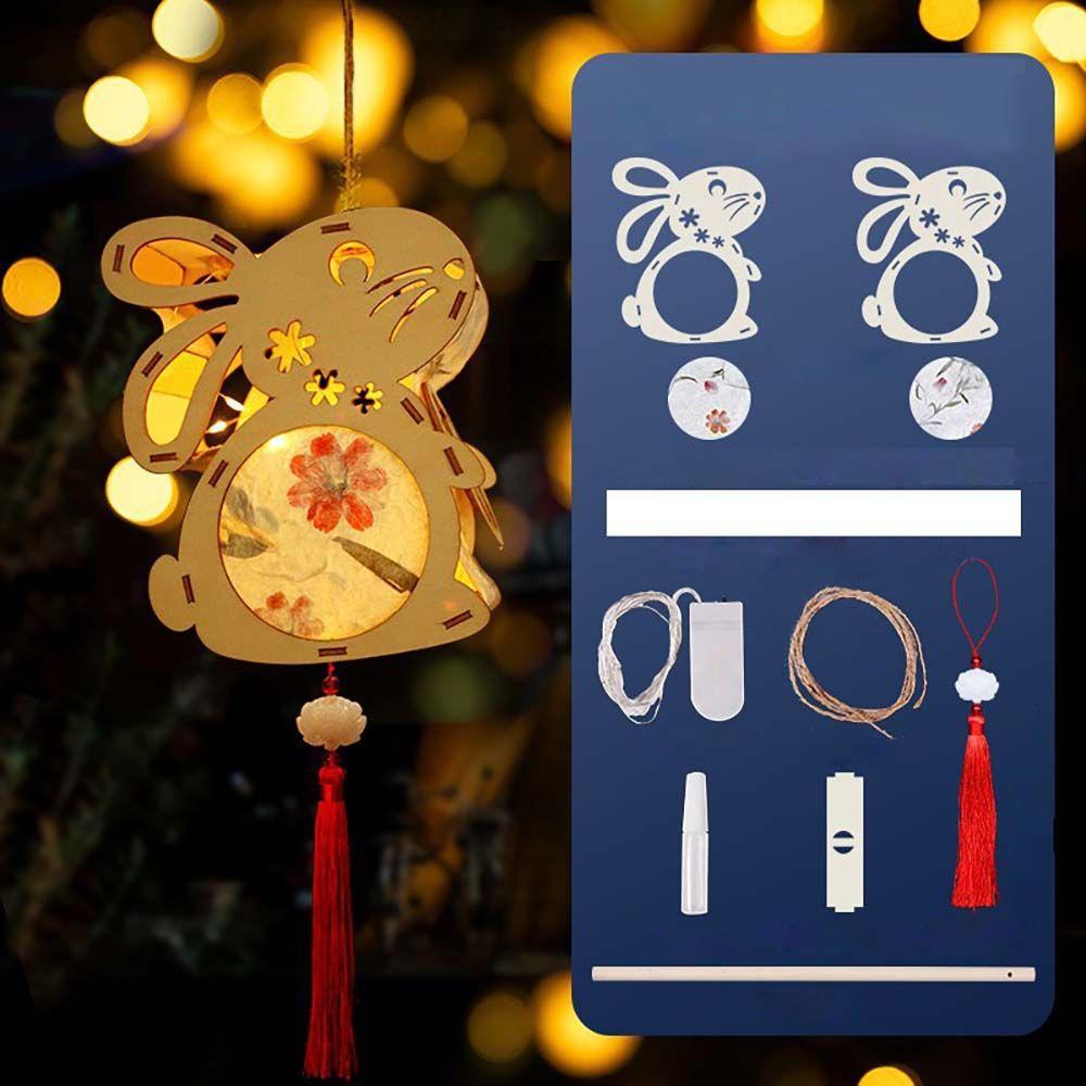 Holz Papier Chinesischer Stil Geschenk Lampe Laternen Anhänger Handgefertigte Laternen Party Dekoration Festival Laternenfest Dekorationen